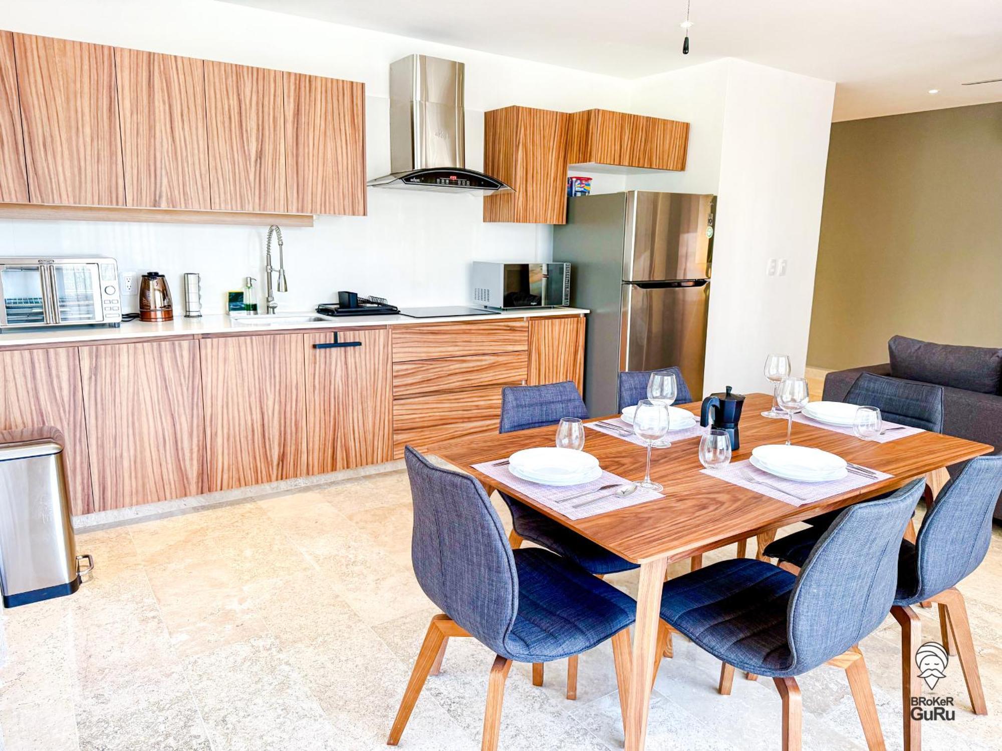 2bd With Private Balcony & Jacuzzi Aldea Zama View Appartamento Tulum