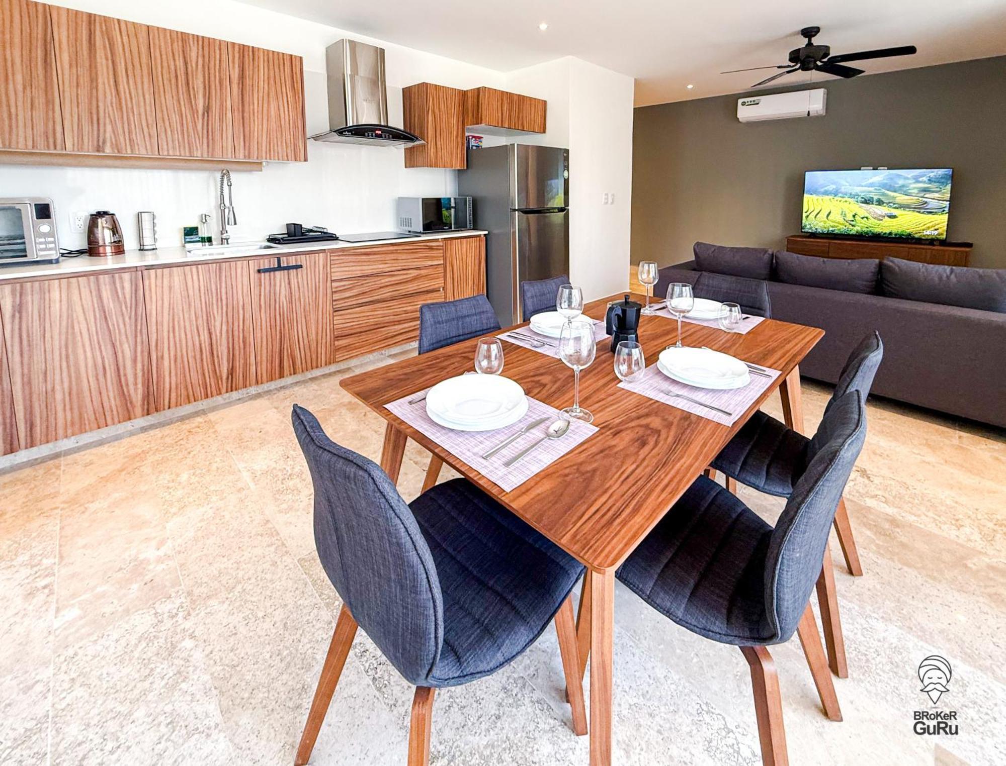 2bd With Private Balcony & Jacuzzi Aldea Zama View Appartamento Tulum